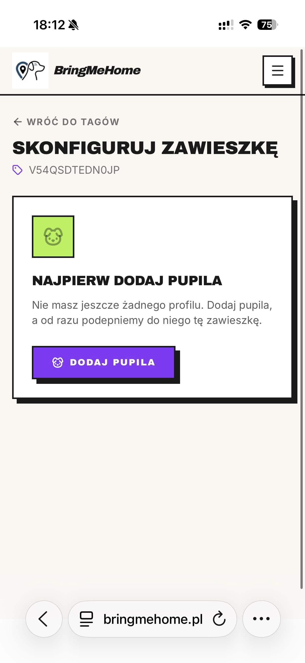 Dodajesz pupila